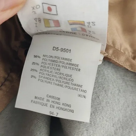 Vintage Descente Ski/Snow Pants High Waist Stirrups Navy Blue/Black Size 12 - Picture 8 of 11